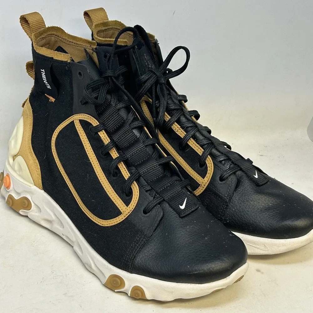 Nike React Ianga 'THE10TH' AV5555-001 High Top Sneaker Shoes Men's 12